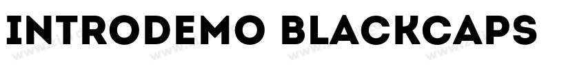 IntroDemo BlackCAPS字体转换
